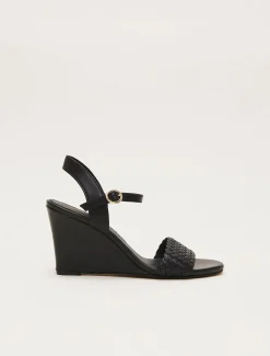 Leather Plait Strap Shoes