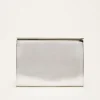 Leather Slim Clutch Bag