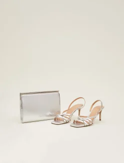 Leather Slim Clutch Bag