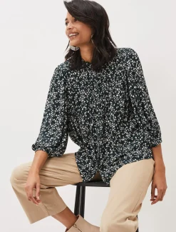 Lennox Ditsy Print Blouse