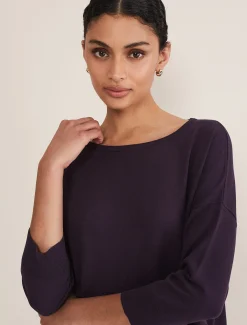 Leoni Asymmetric Button Trim Jumper