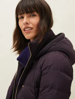Leonor Tie Belt Midi Puffer Coat