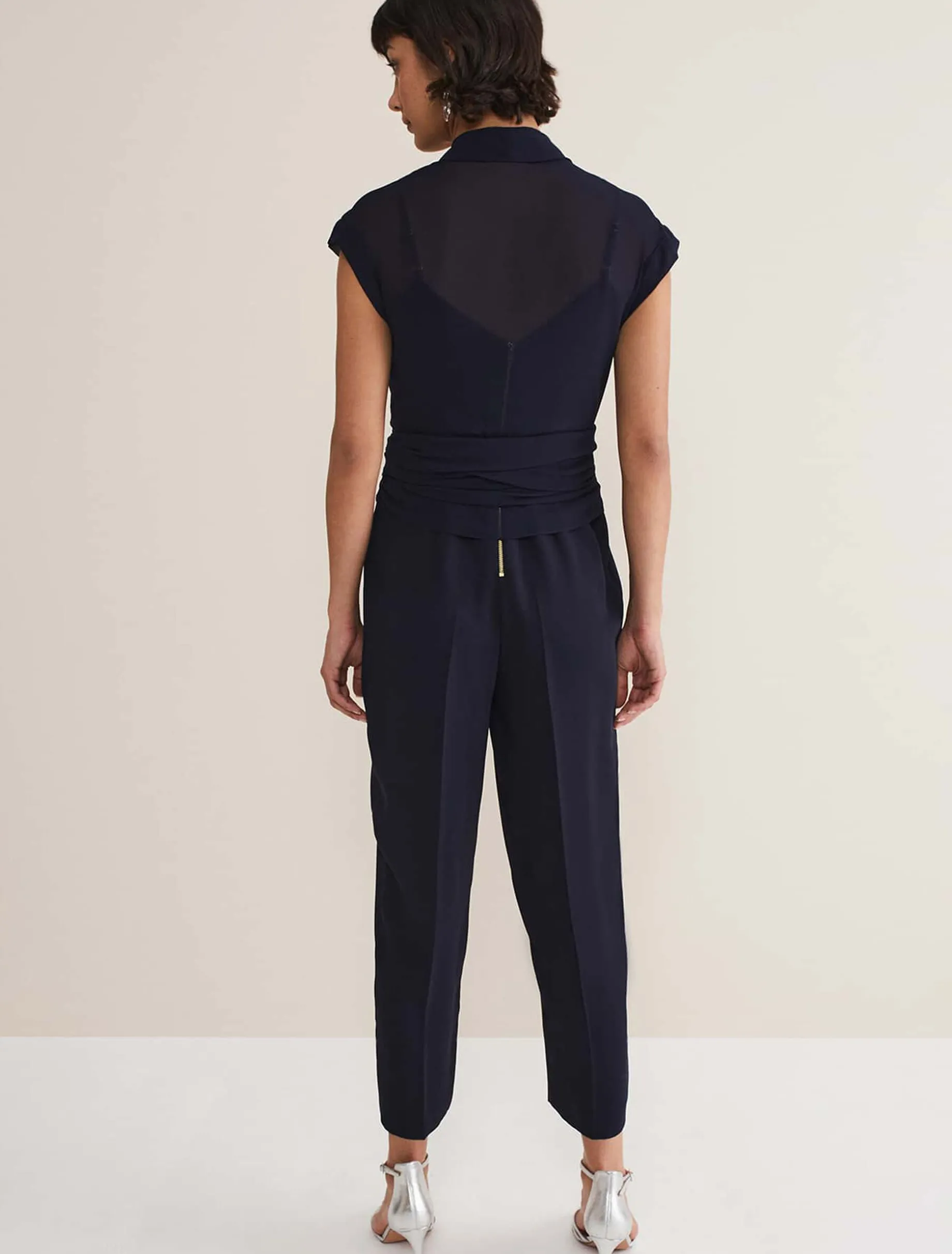 Leonora Chiffon Overlay Jumpsuit