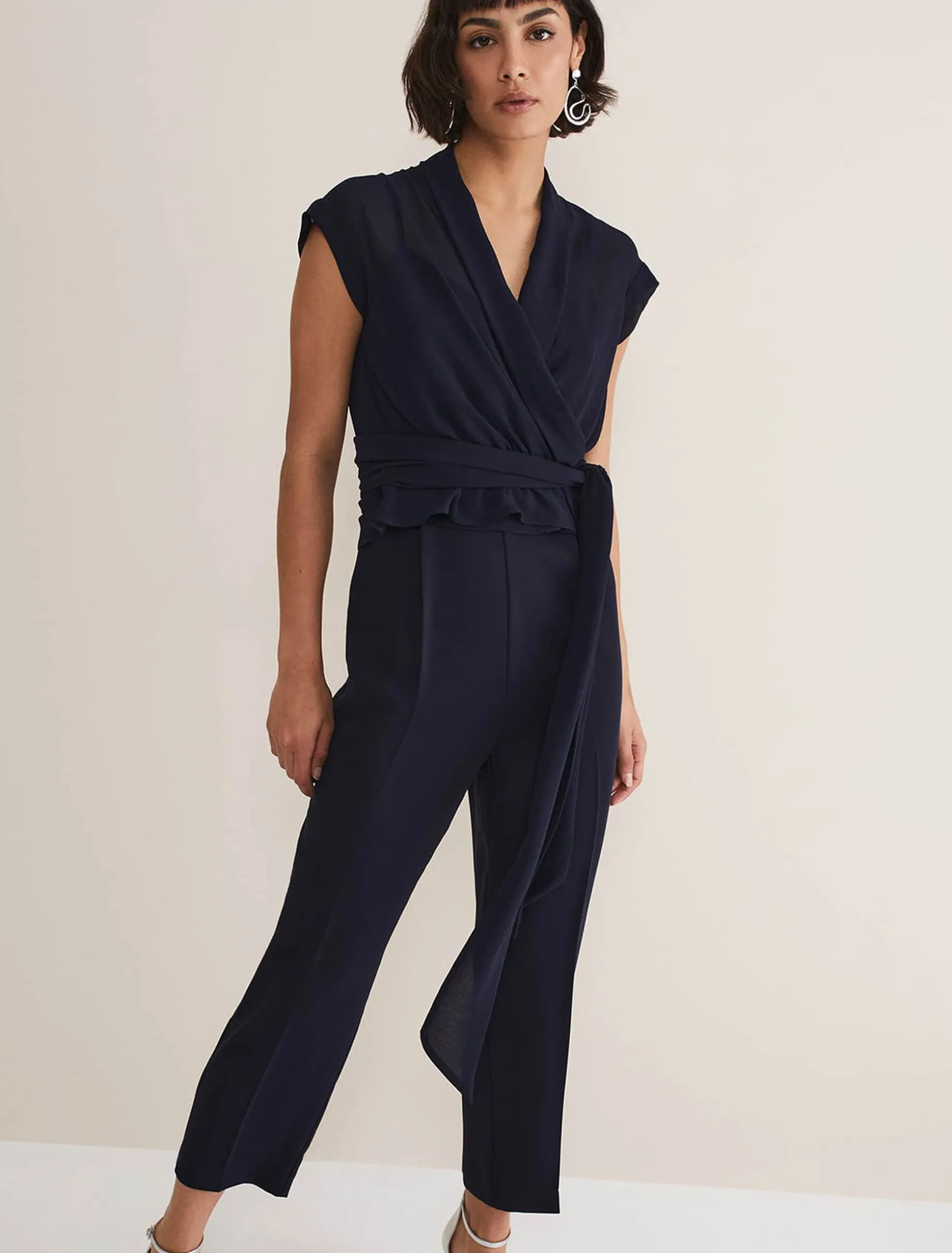 Leonora Chiffon Overlay Jumpsuit