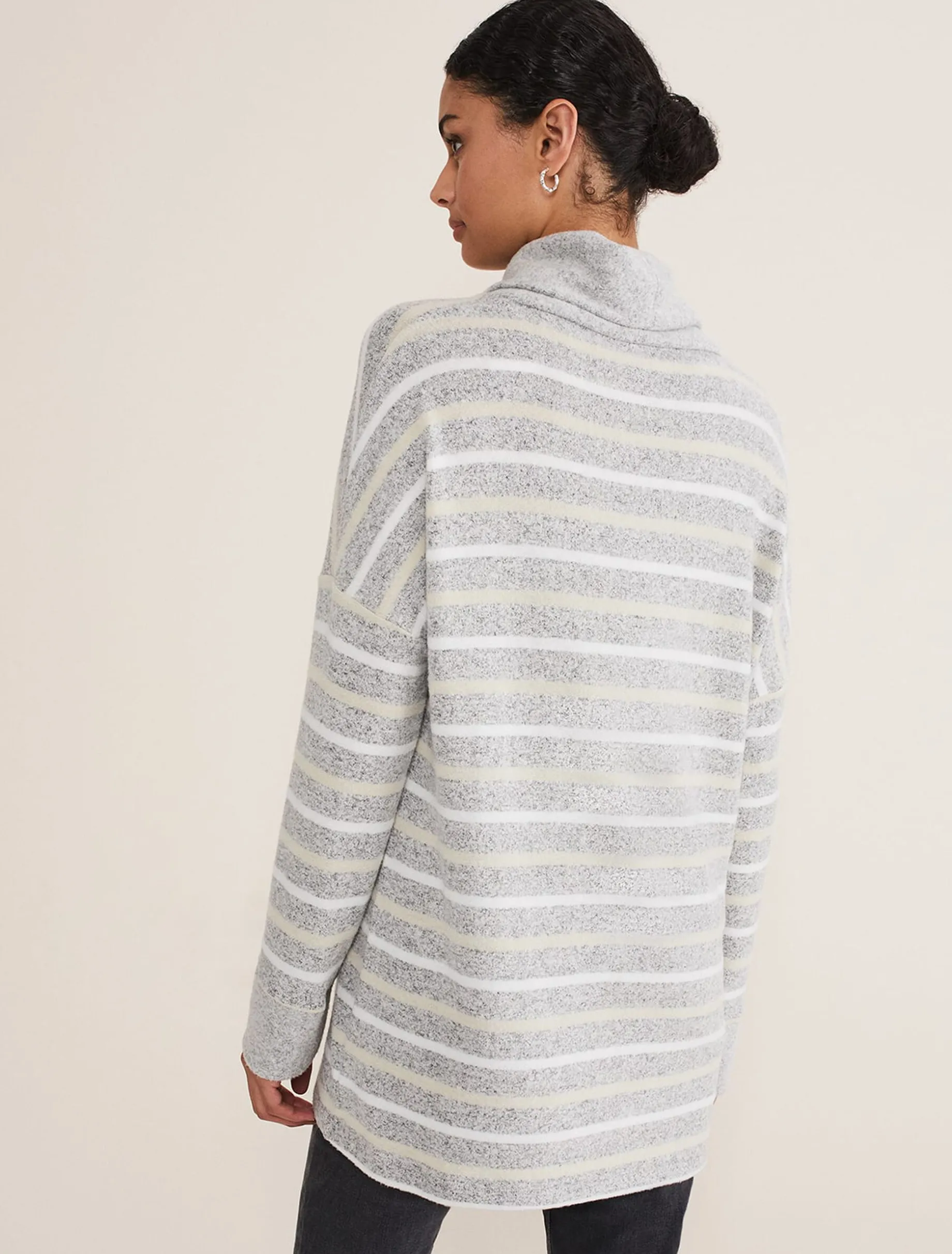 Leya Stripe Snuggle Top