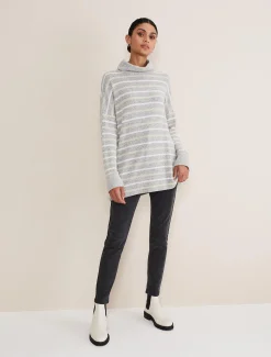 Leya Stripe Snuggle Top