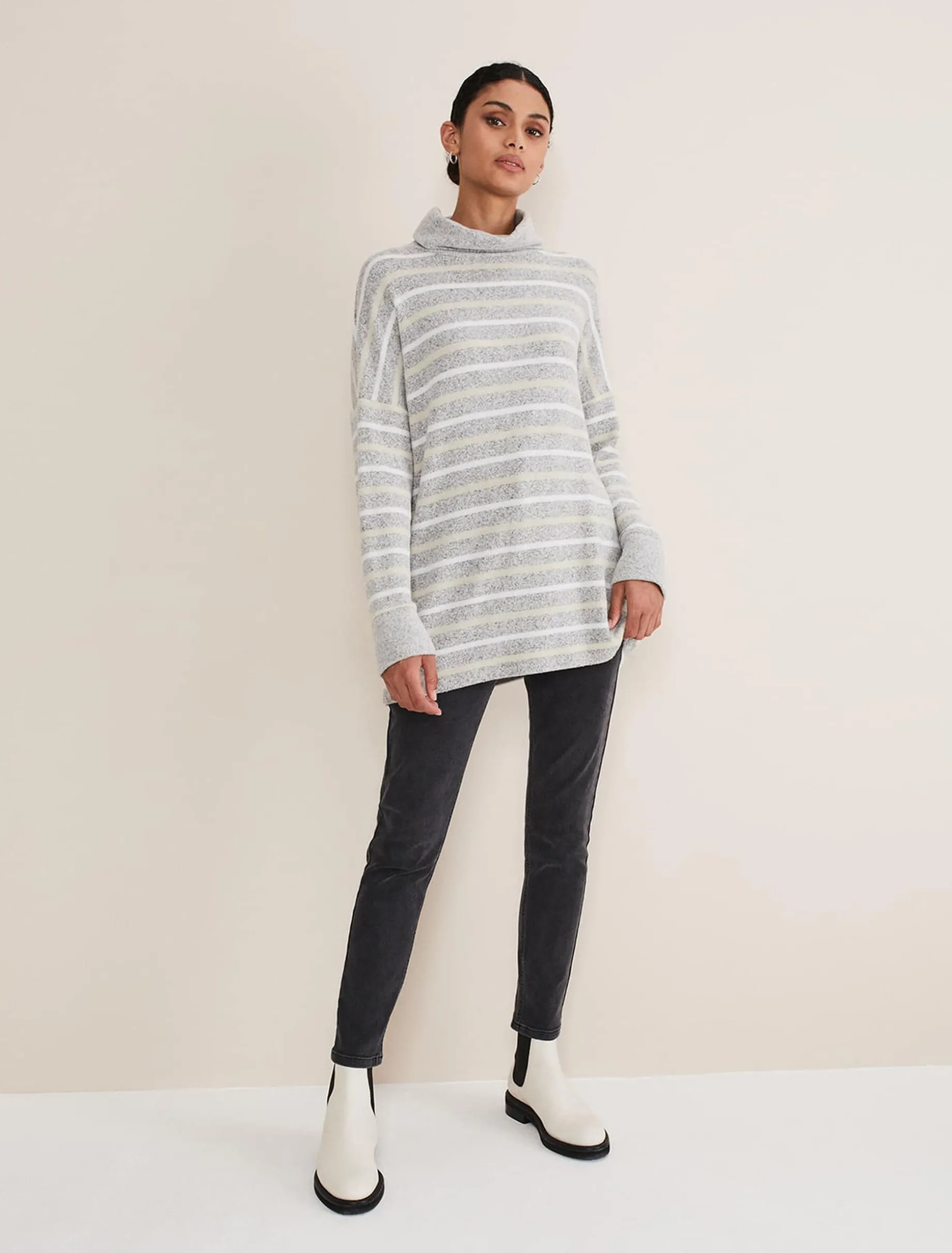 Leya Stripe Snuggle Top