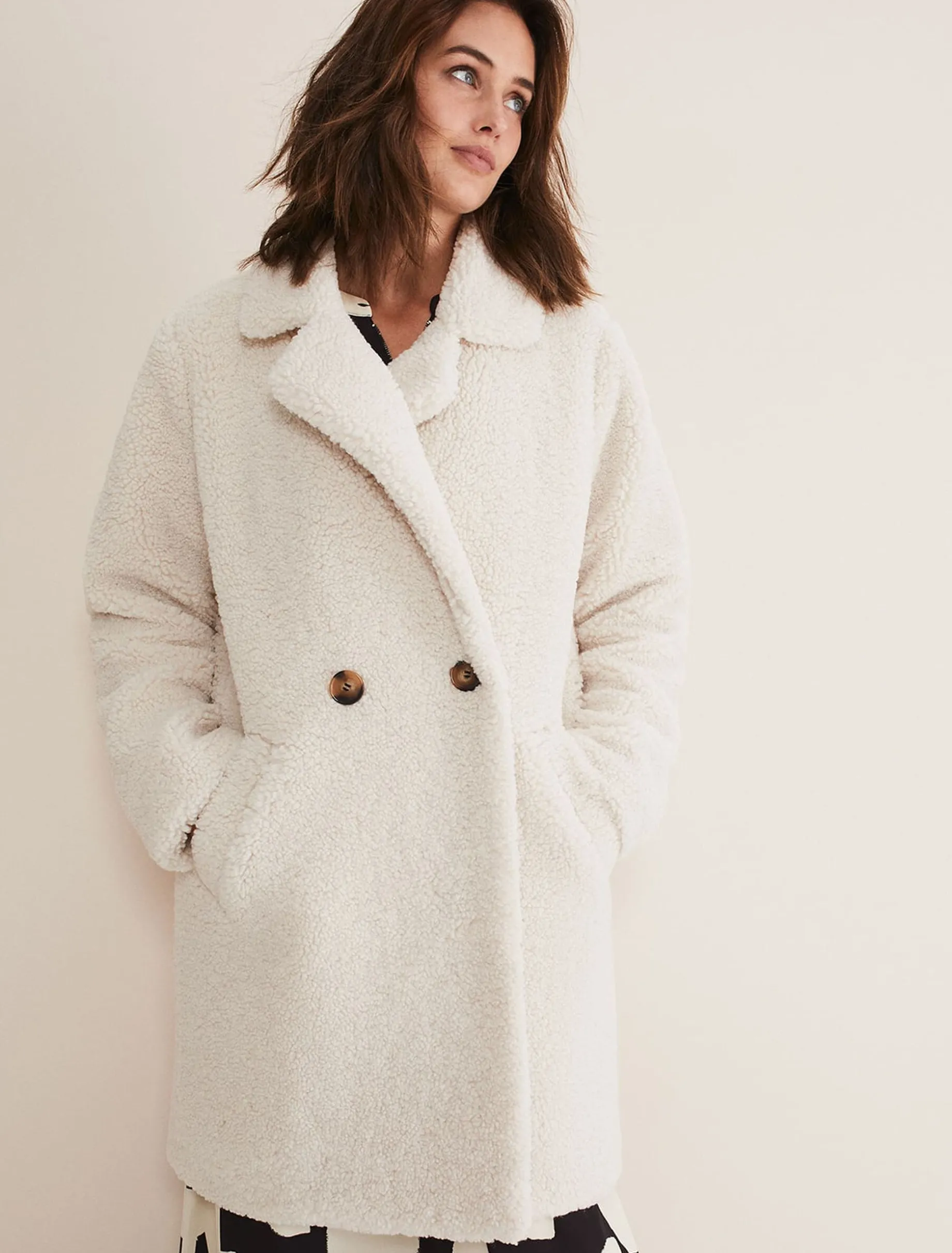 Libbie Longline Teddy Coat