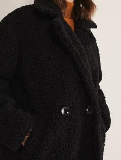 Libbie Longline Teddy Coat