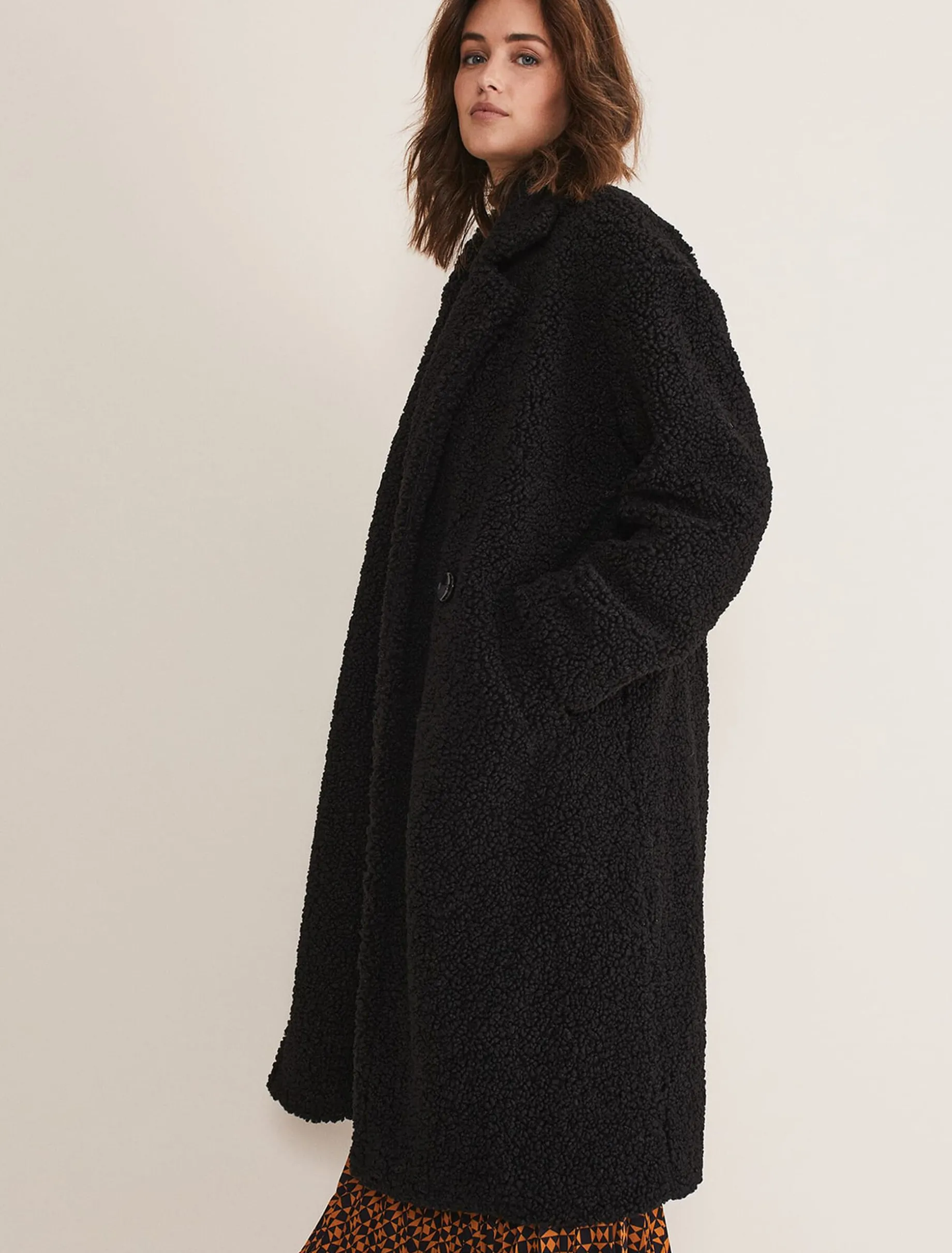 Libbie Longline Teddy Coat