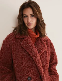 Libbie Longline Teddy Coat