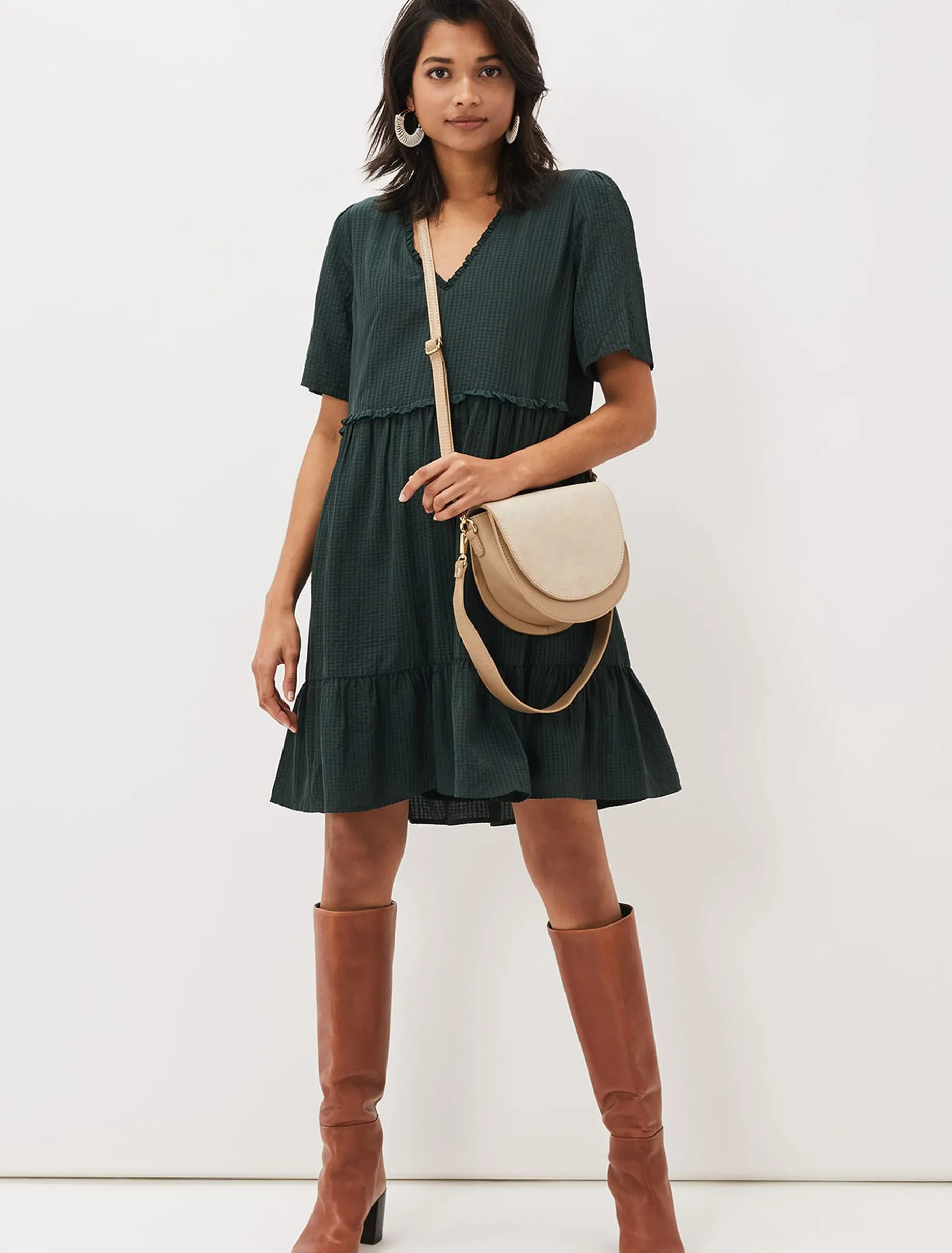 Likita Textured Swing Dress