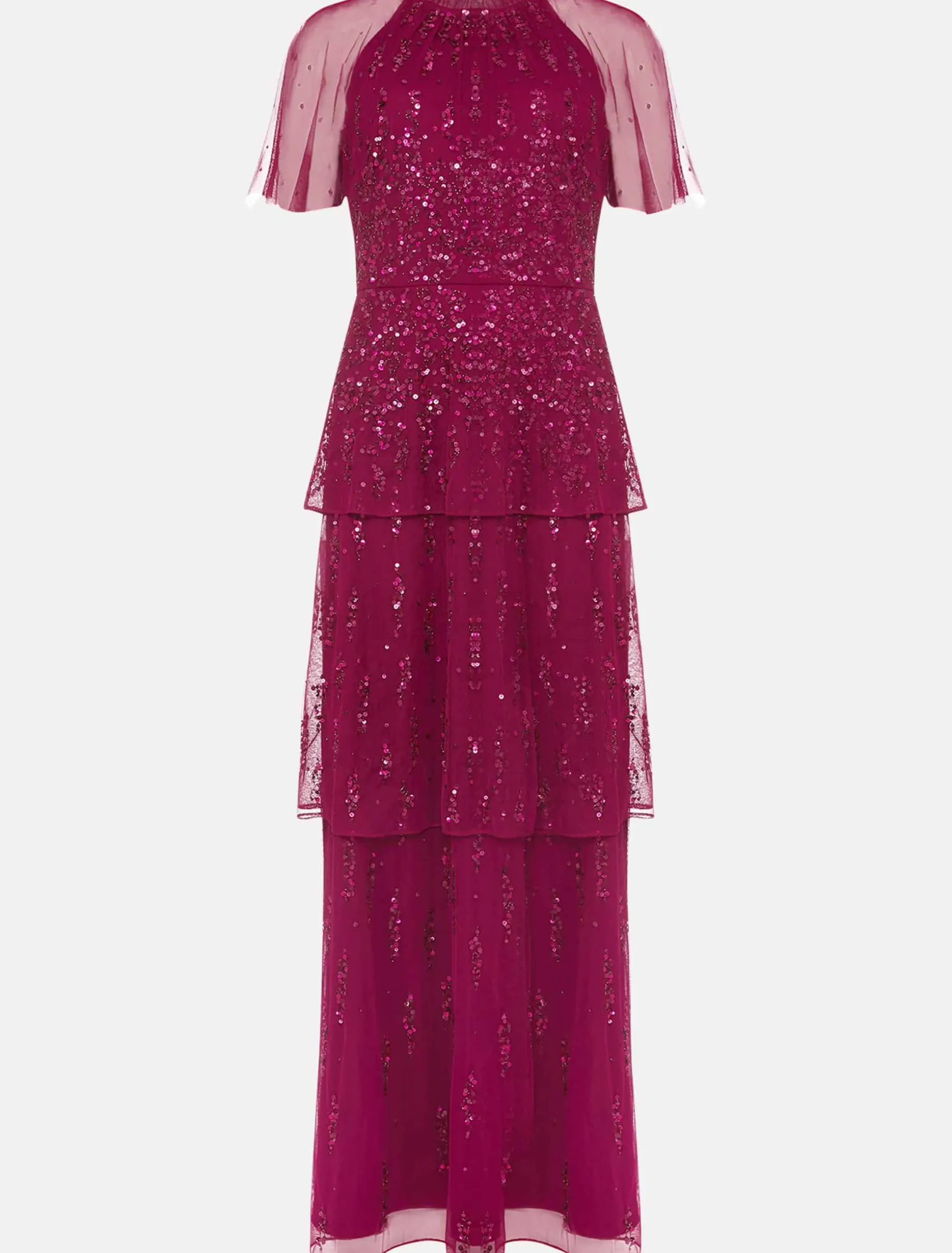 Liliana Tiered Embellished Dress