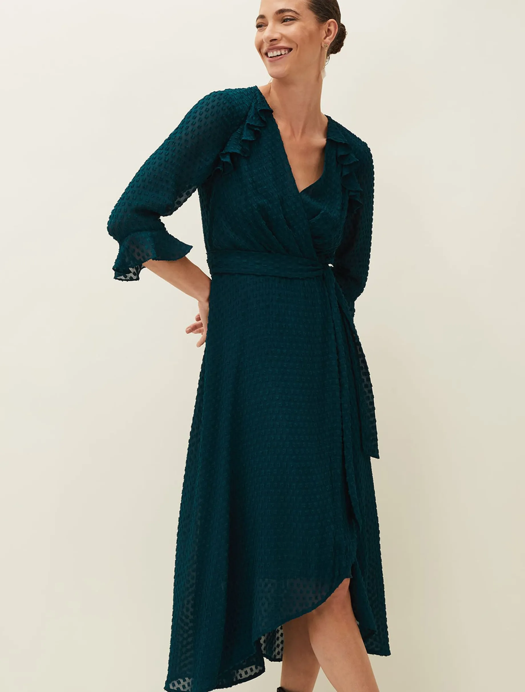 Lilibeth Wrap Midi Dress