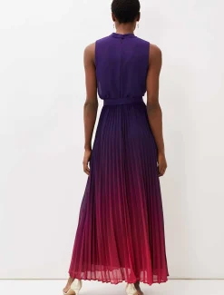 Lily Dip Dye Pleated Dress