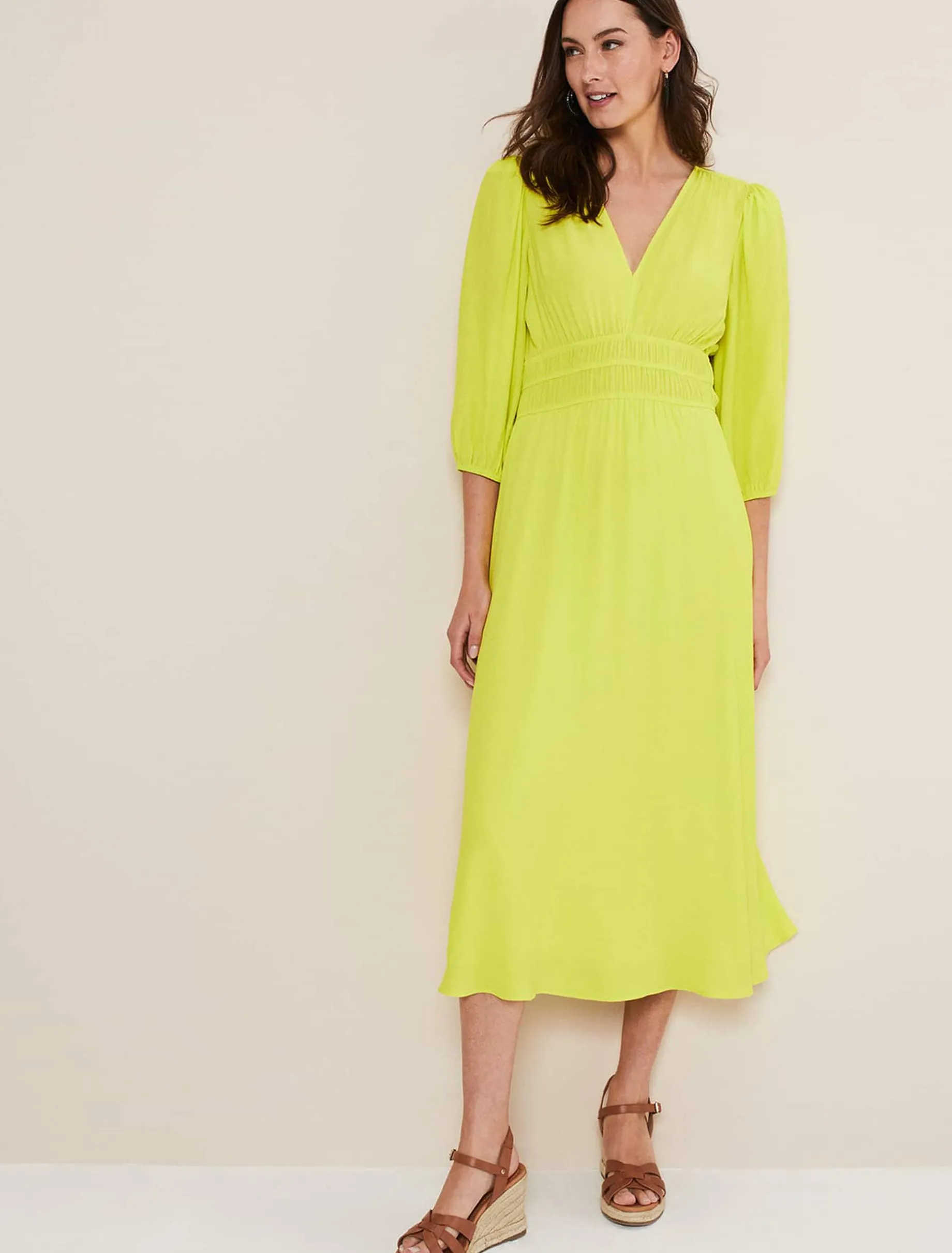 Lina A Line Midi Dress