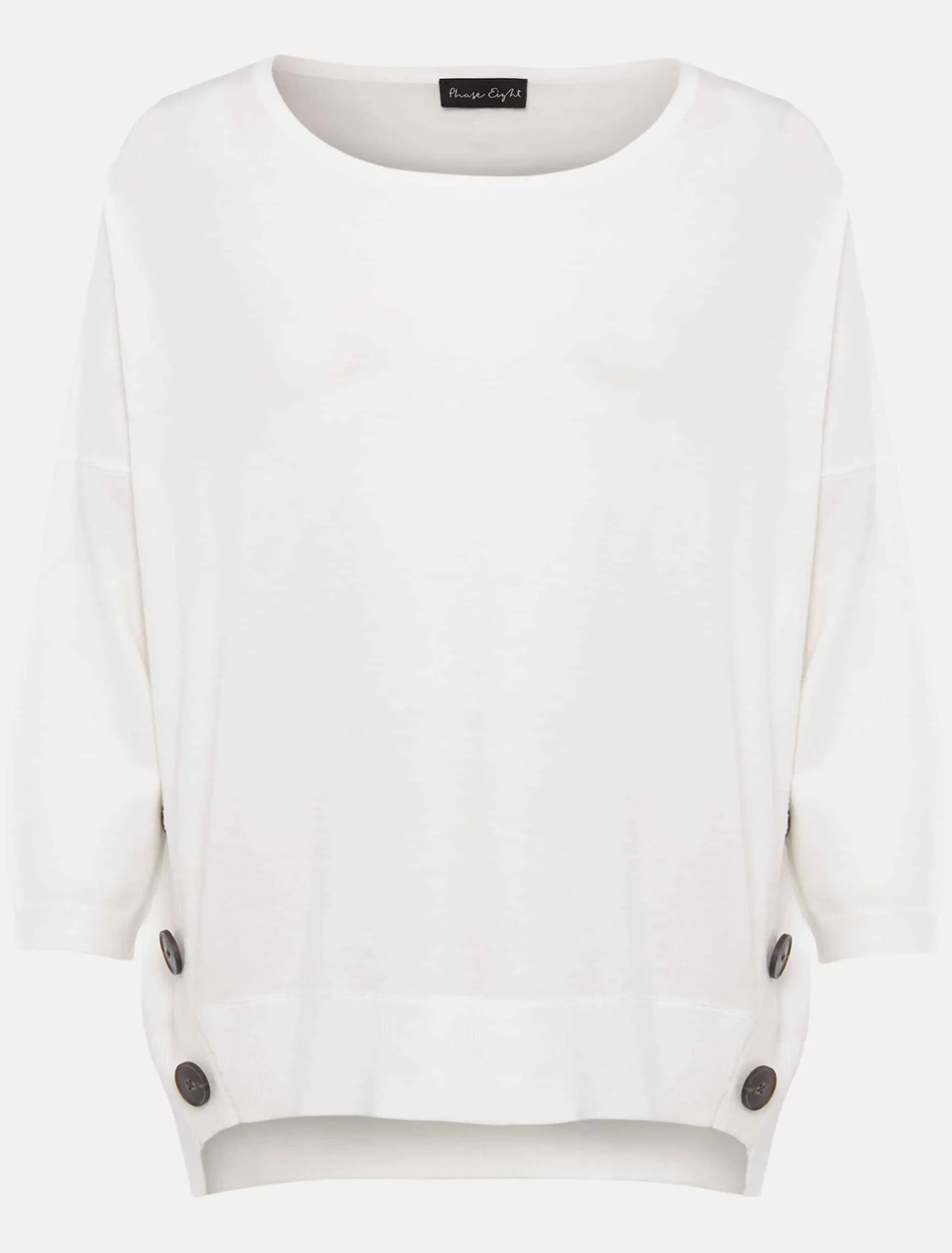 Linda Button Trim Knit