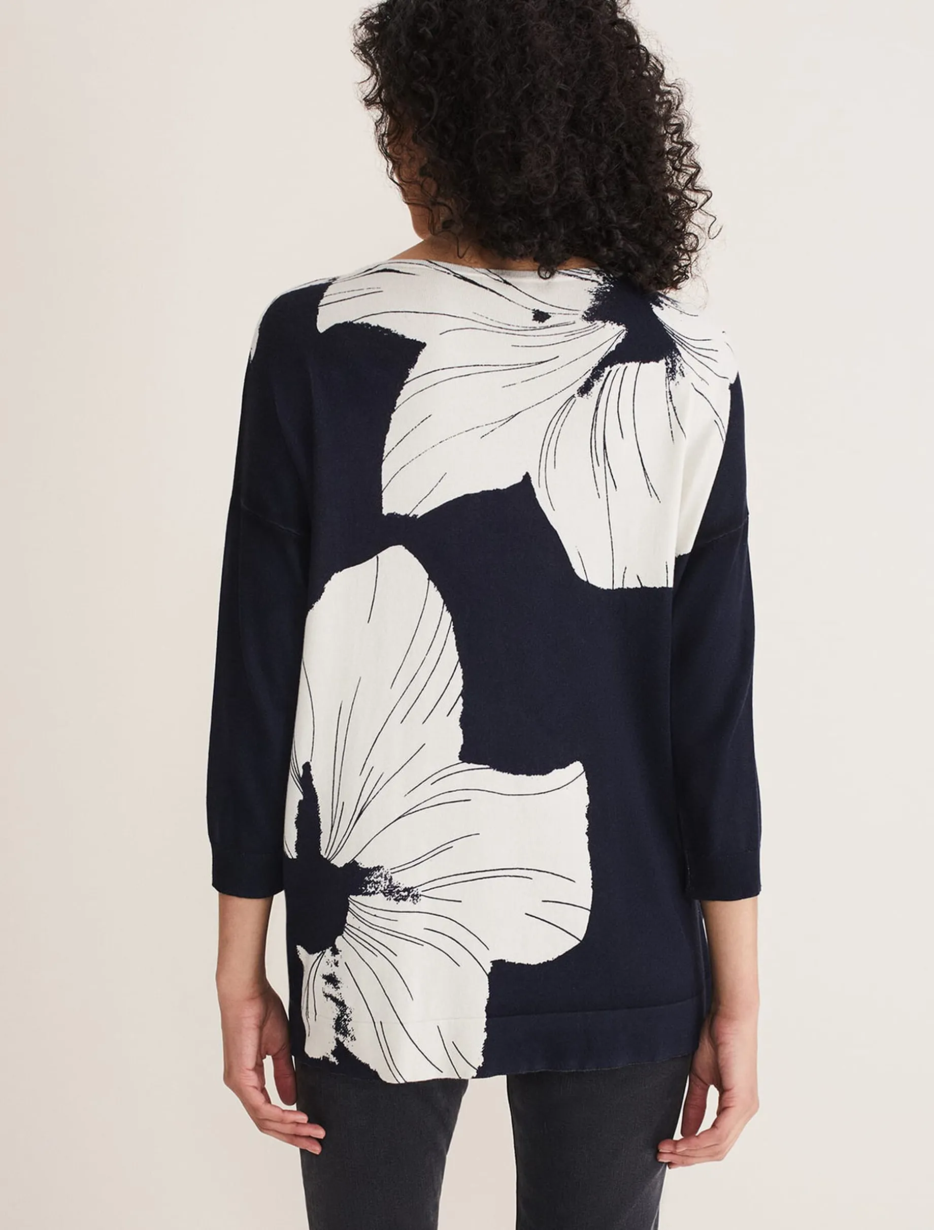 Linda Flower Print Knit