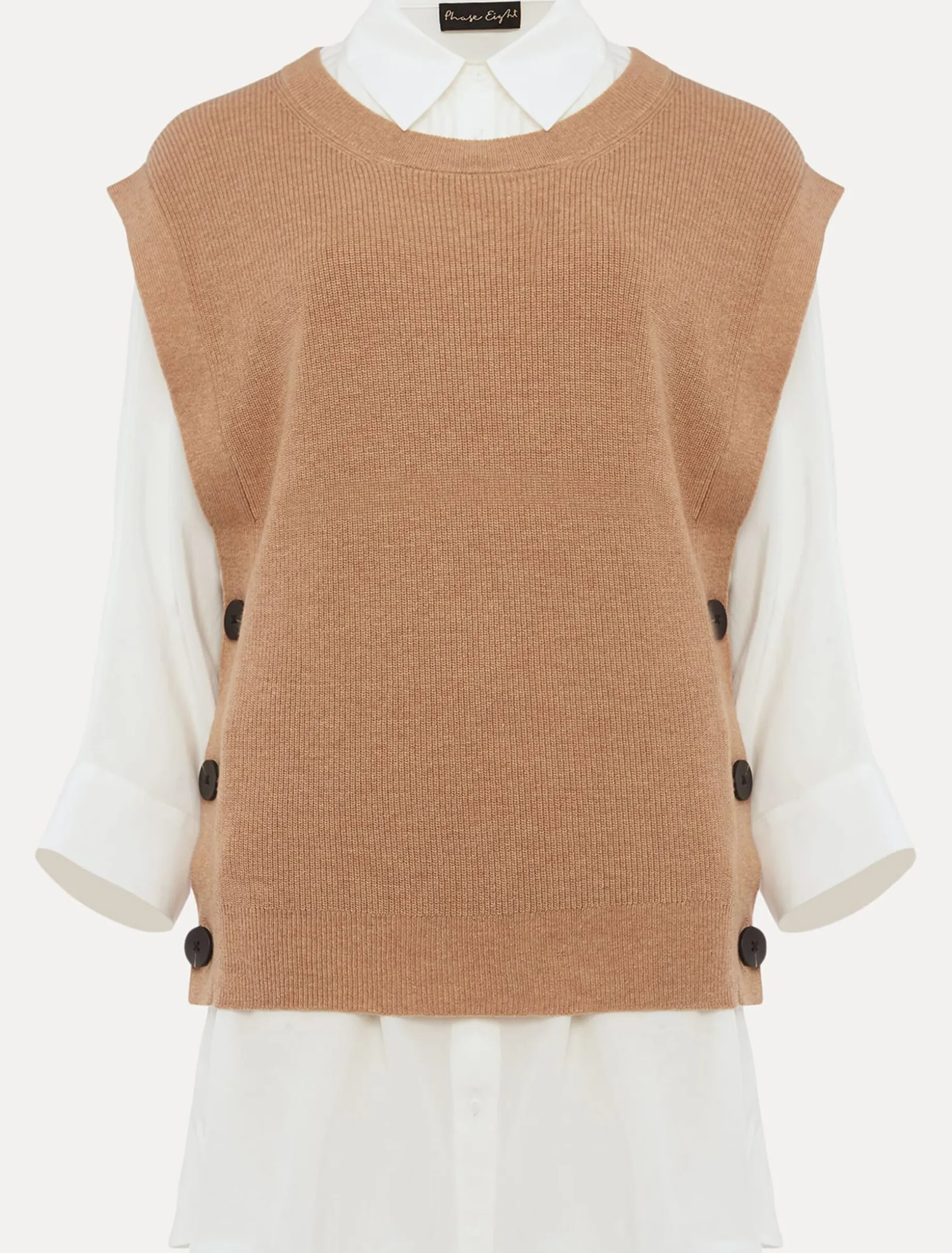 Liv Button Knit Tabard