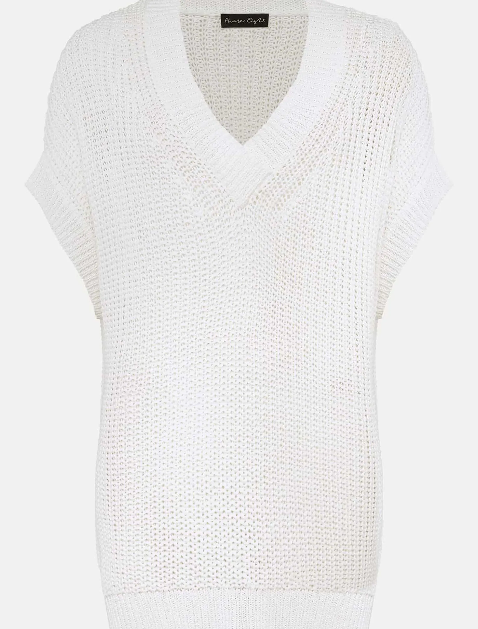 Lizzia V-Neck Stitch Knit