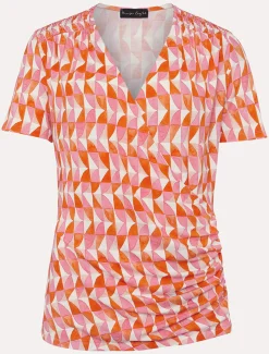 Loicia Geo Wrap Top
