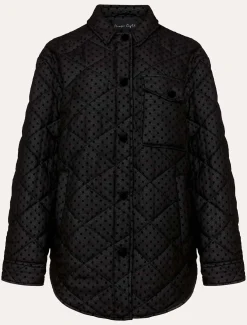 Lola Quilted Polka Dot Coat