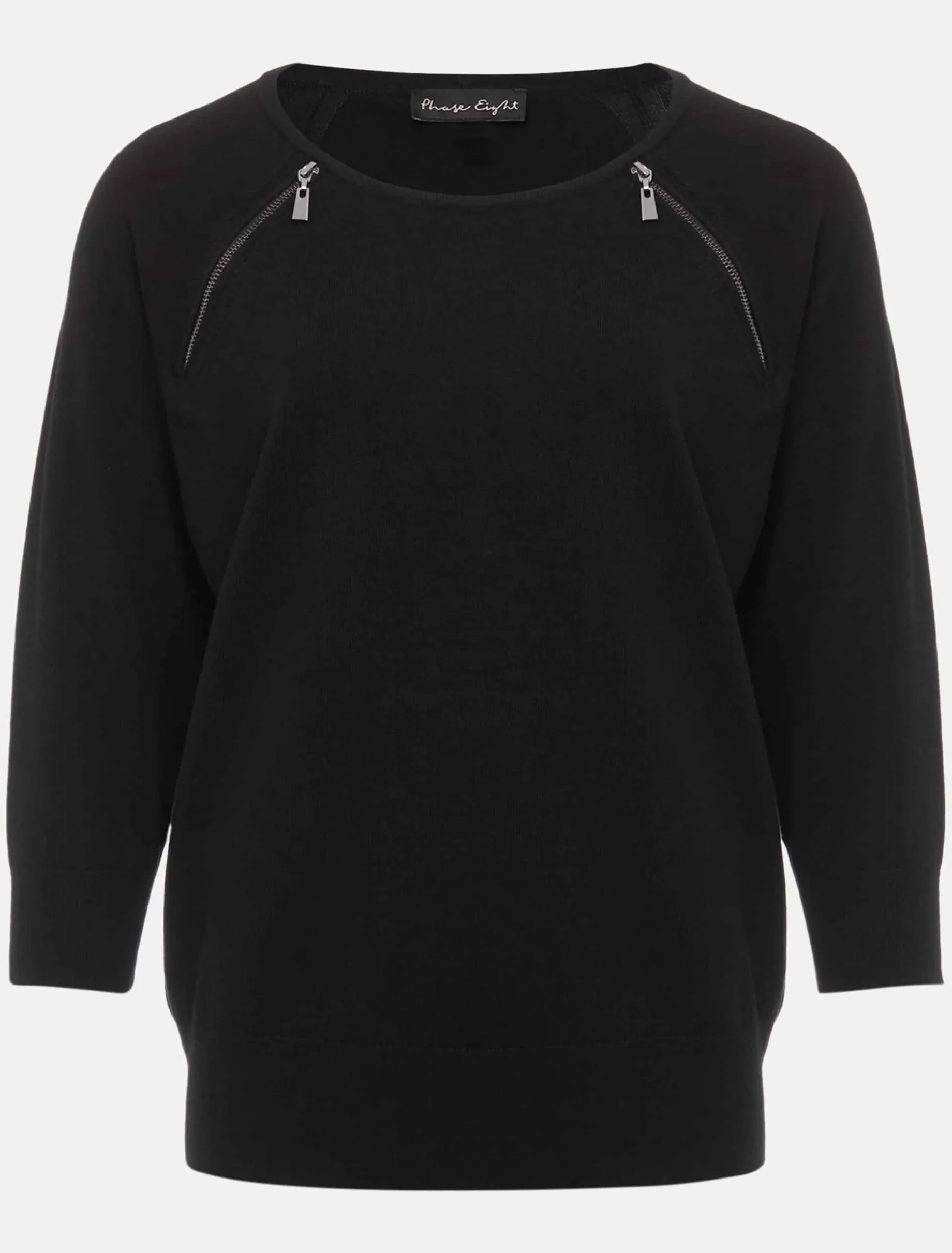 Lolan Zip Trim Knit Jumper