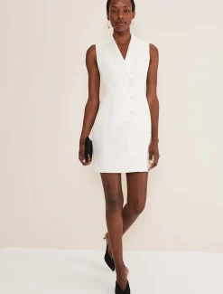 Lolicia Sleeveless Tux Dress