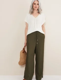 Lolita Drawstring Linen Trouser