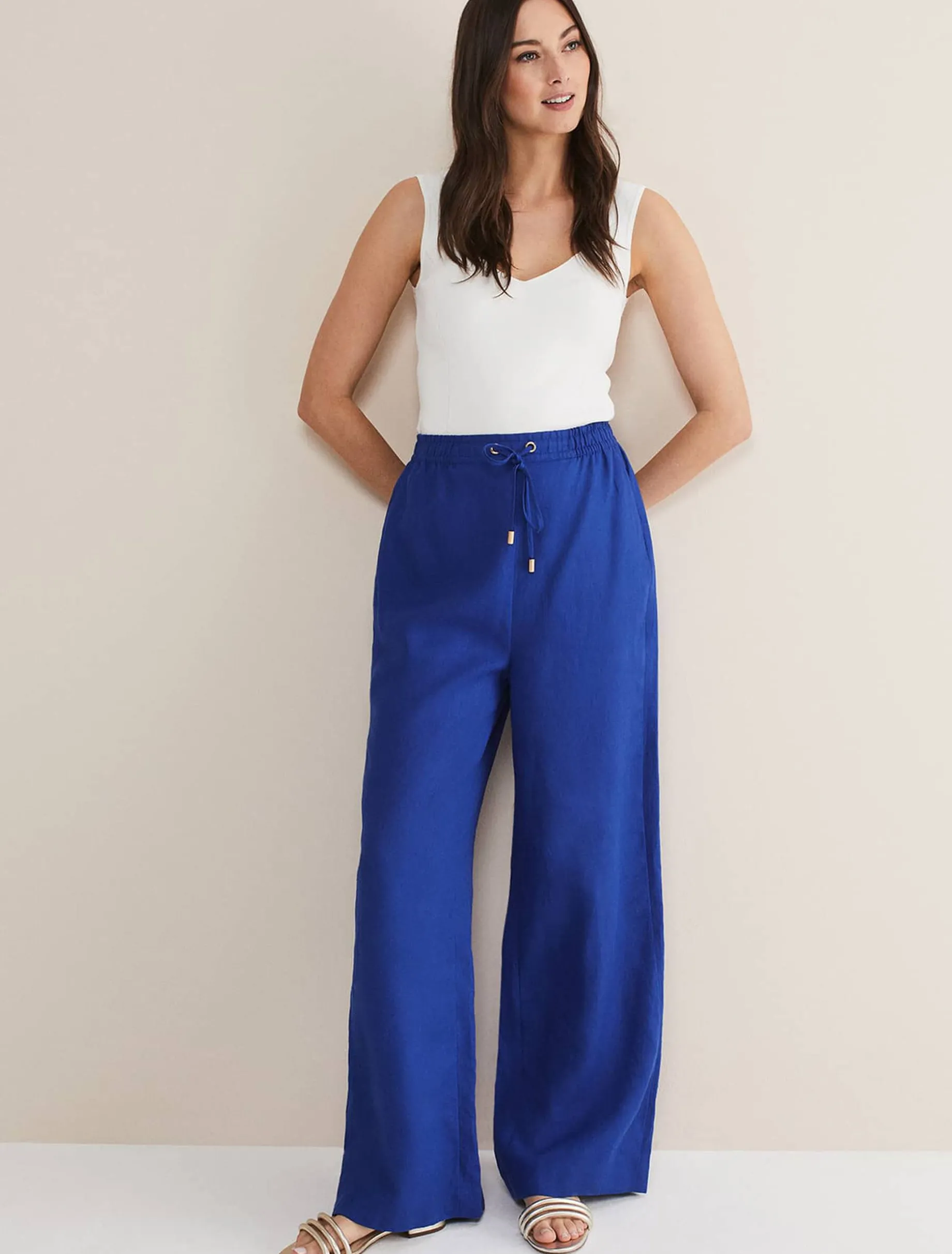 Lolita Drawstring Linen Trouser