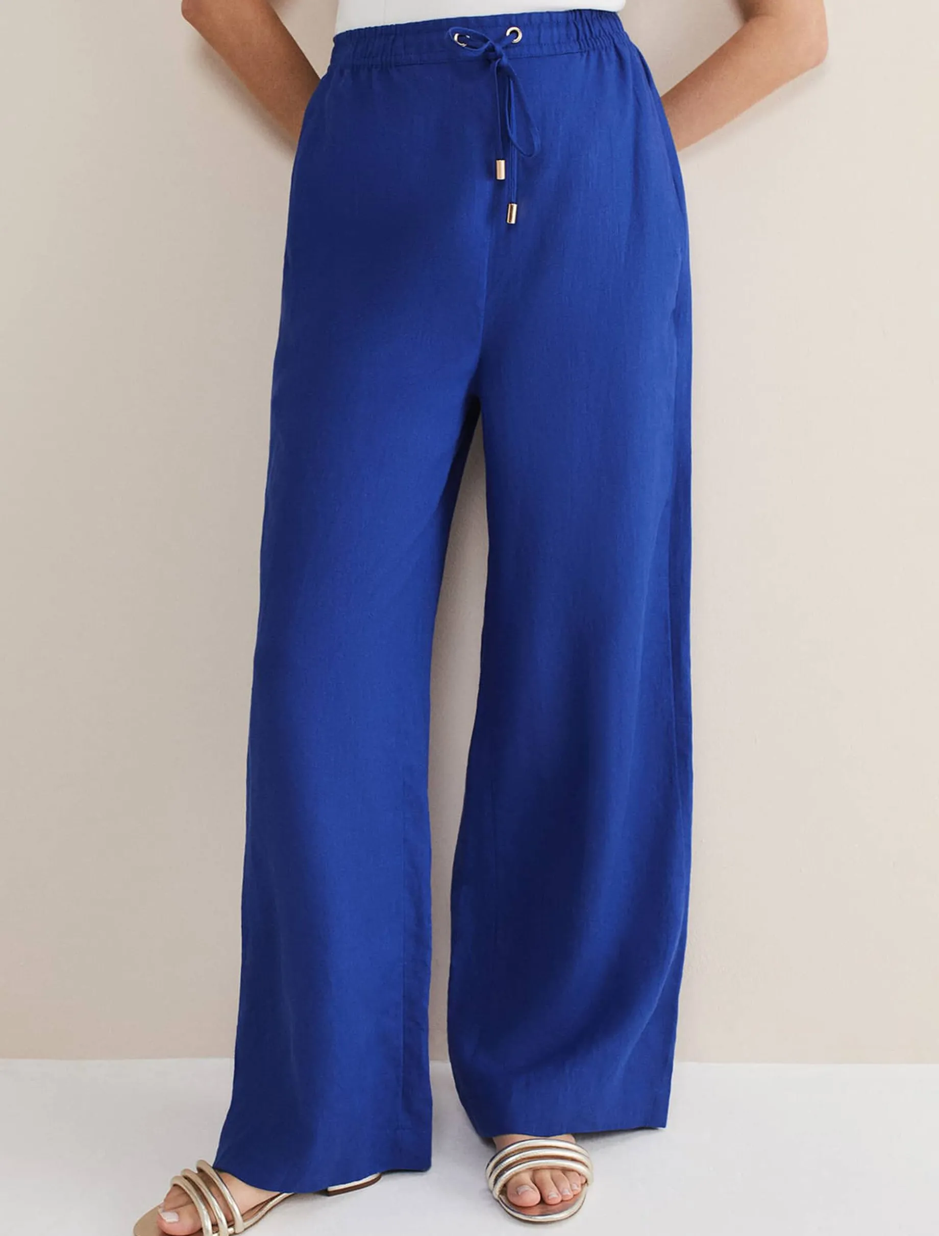 Lolita Drawstring Linen Trouser