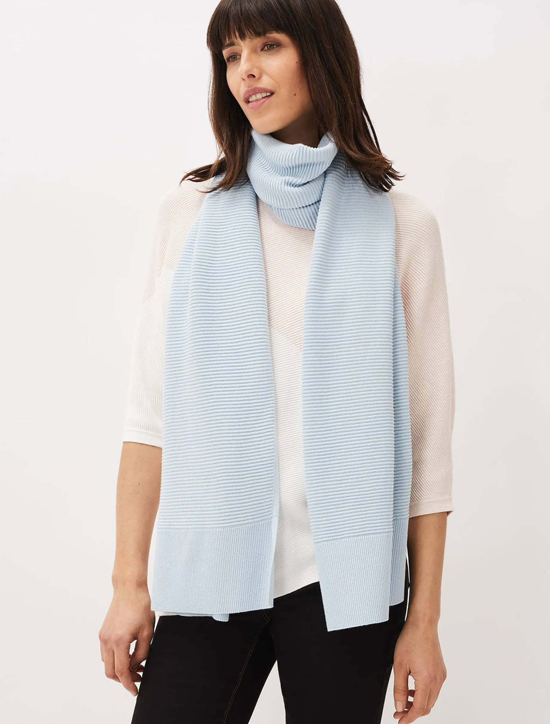 Lorell Ribbed Texture Scarf