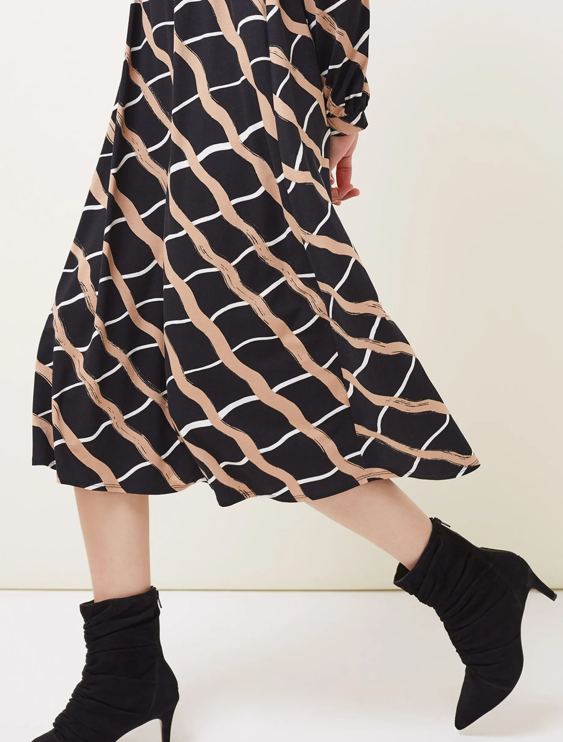 Loren Check Shirt Dress