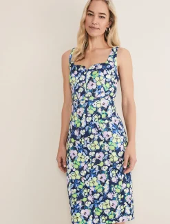 Loretta Printed Scuba Dress
