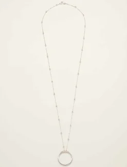 Lorette Plated Circle Pendant