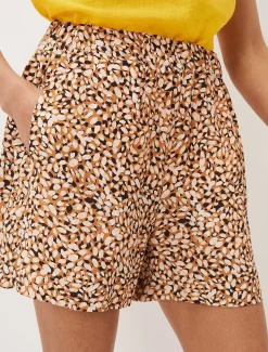 Lorha Almond Printed Shorts