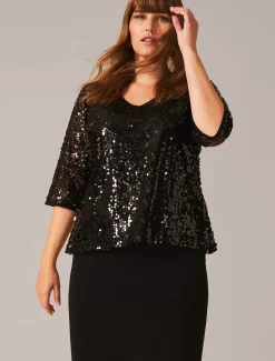 Lottie Sequin Knit Dress