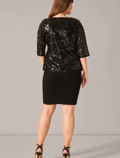 Lottie Sequin Knit Dress