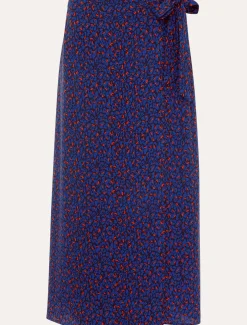 Lou Lou Animal Print Wrap Skirt