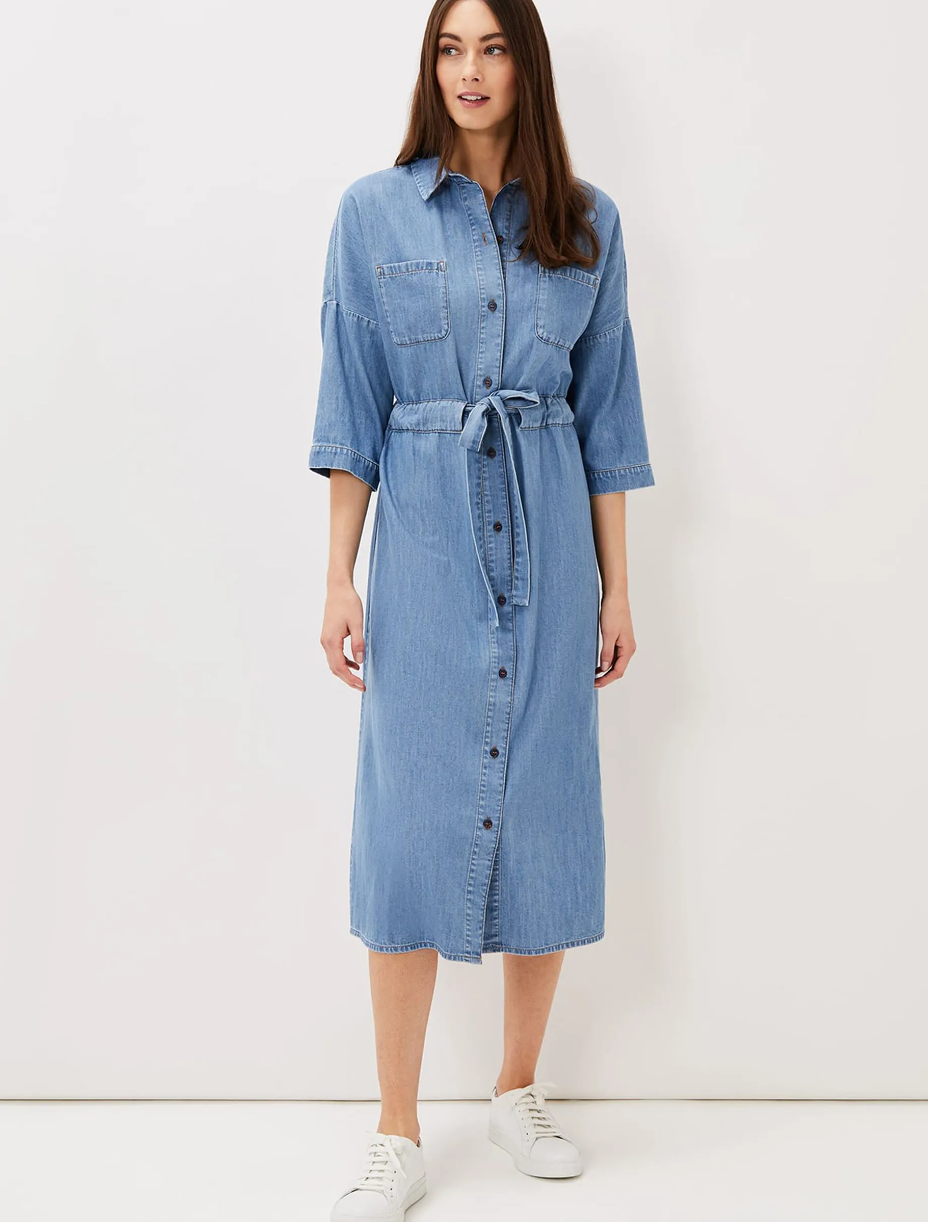 Louella Tie Shirt Dress