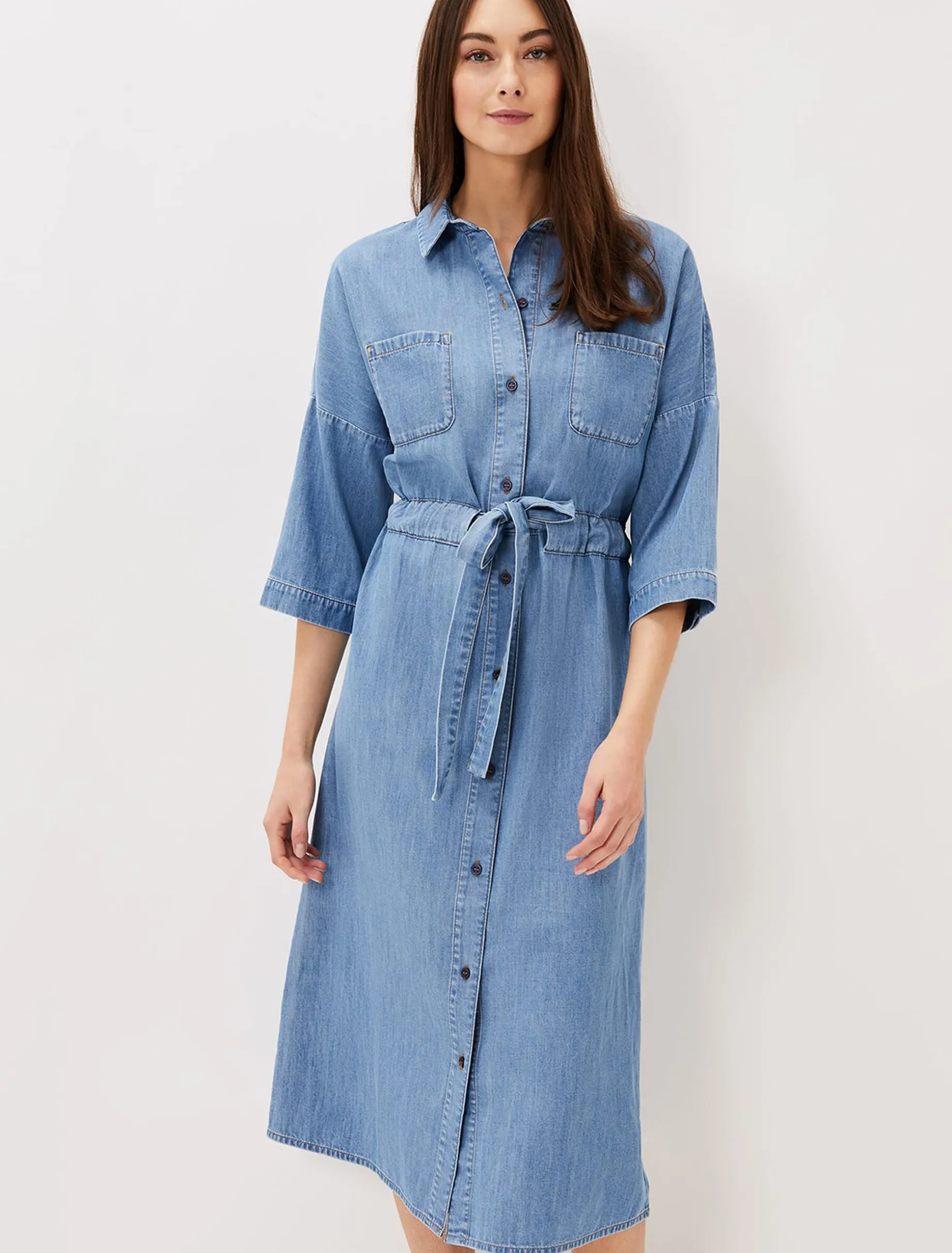 Louella Tie Shirt Dress