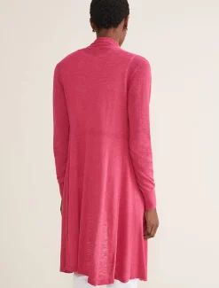 Louise Linen Longline Cardigan