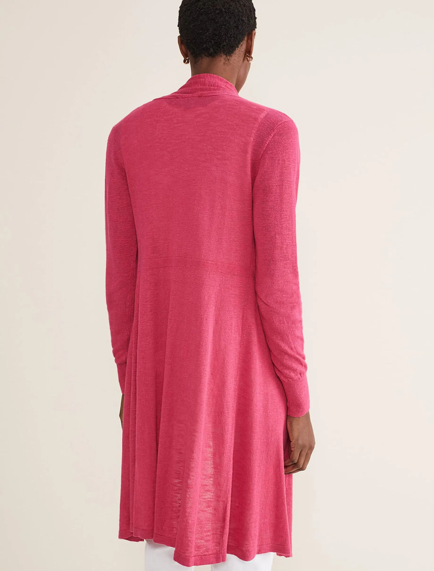 Louise Linen Longline Cardigan
