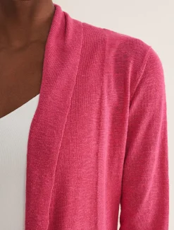 Louise Linen Longline Cardigan