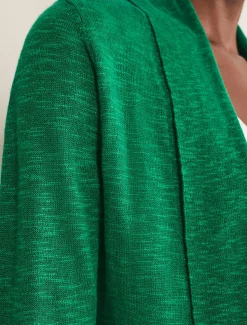 Louise Linen Longline Cardigan