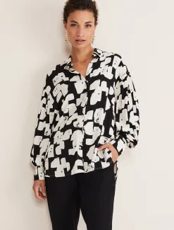 Luana Geo Print Blouse