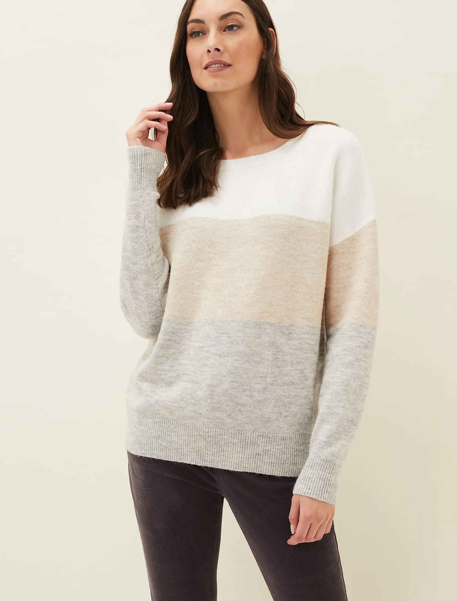 Lucial Stripe Knit Jumper