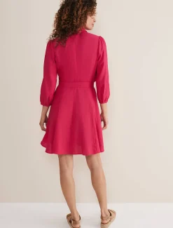 Lucie Linen Shirt Dress