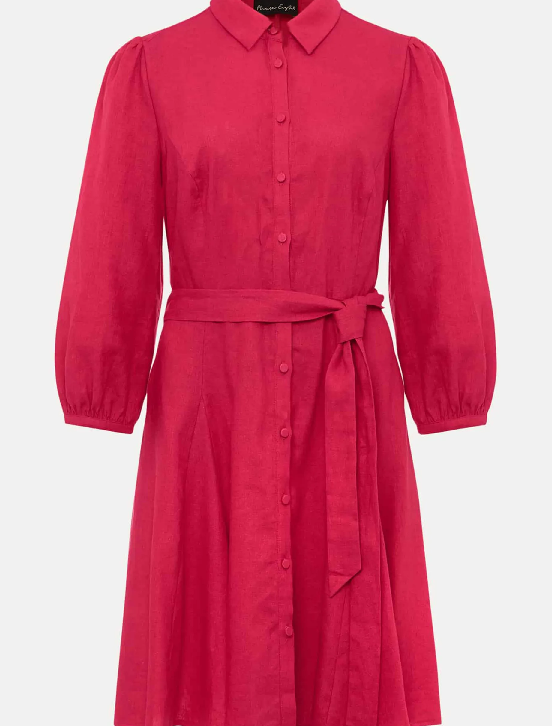 Lucie Linen Shirt Dress