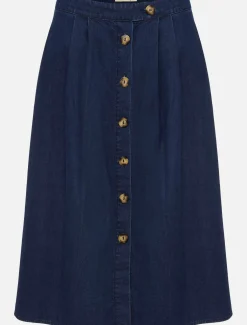 Lusia A- Line Denim Skirt